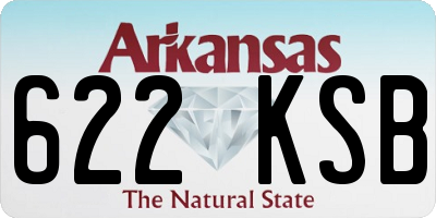 AR license plate 622KSB