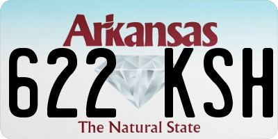 AR license plate 622KSH