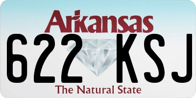 AR license plate 622KSJ