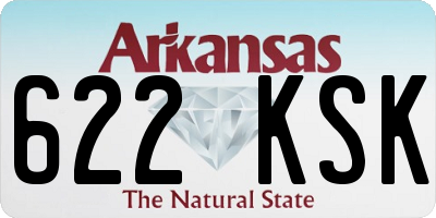 AR license plate 622KSK