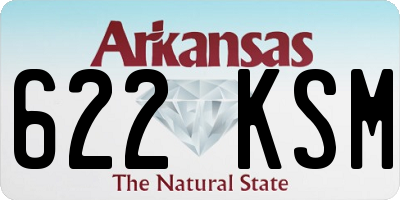 AR license plate 622KSM
