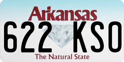 AR license plate 622KSO