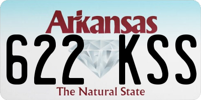 AR license plate 622KSS
