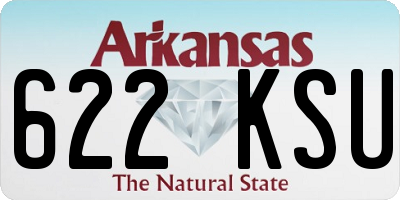 AR license plate 622KSU