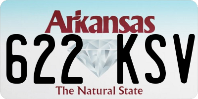 AR license plate 622KSV