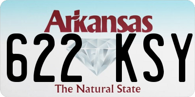AR license plate 622KSY
