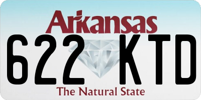 AR license plate 622KTD