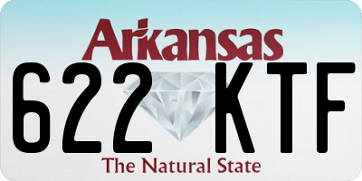 AR license plate 622KTF