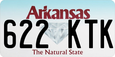 AR license plate 622KTK