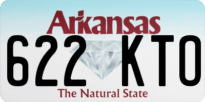 AR license plate 622KTO
