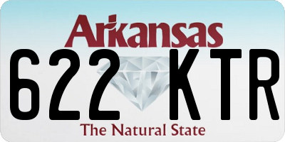 AR license plate 622KTR