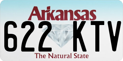 AR license plate 622KTV