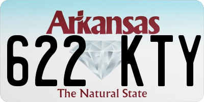 AR license plate 622KTY