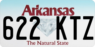 AR license plate 622KTZ