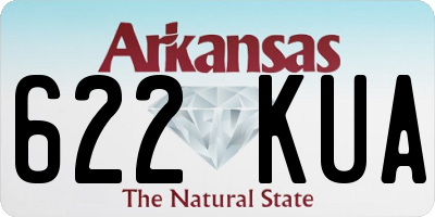 AR license plate 622KUA