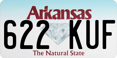 AR license plate 622KUF