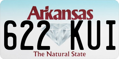AR license plate 622KUI
