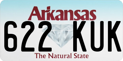 AR license plate 622KUK