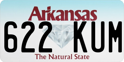 AR license plate 622KUM