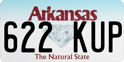 AR license plate 622KUP