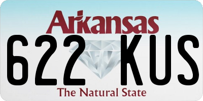 AR license plate 622KUS