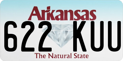 AR license plate 622KUU