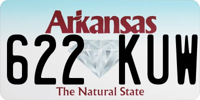 AR license plate 622KUW