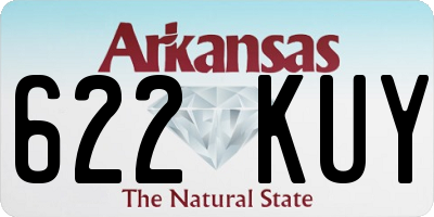 AR license plate 622KUY