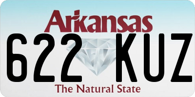 AR license plate 622KUZ