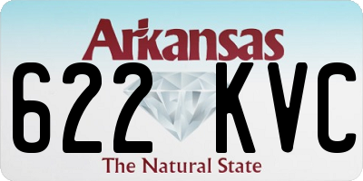 AR license plate 622KVC