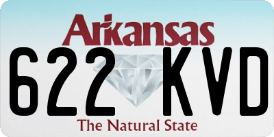 AR license plate 622KVD