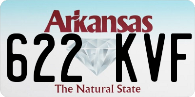 AR license plate 622KVF