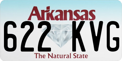 AR license plate 622KVG