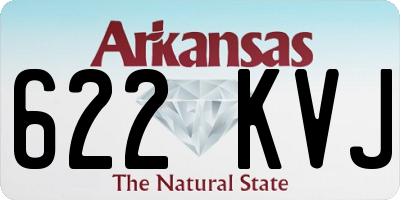 AR license plate 622KVJ