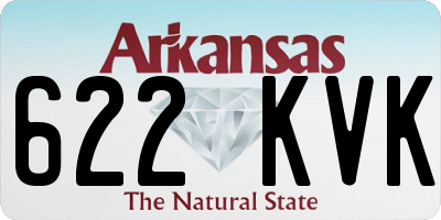 AR license plate 622KVK