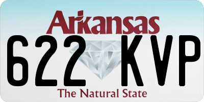 AR license plate 622KVP