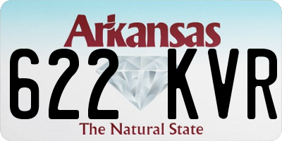 AR license plate 622KVR