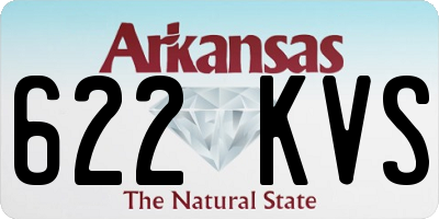 AR license plate 622KVS