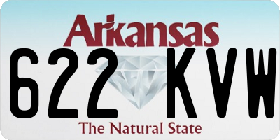 AR license plate 622KVW
