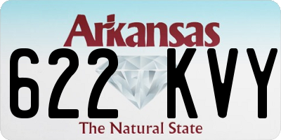AR license plate 622KVY