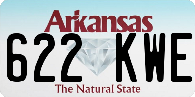 AR license plate 622KWE