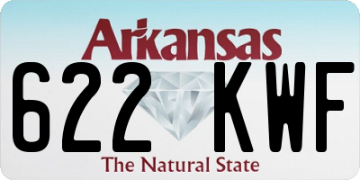 AR license plate 622KWF