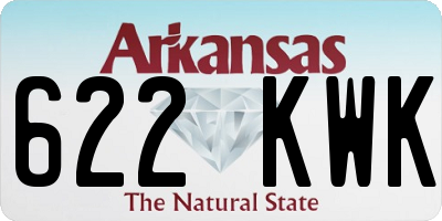 AR license plate 622KWK
