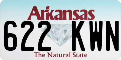 AR license plate 622KWN
