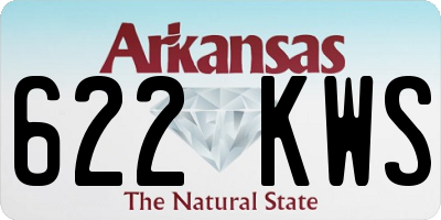 AR license plate 622KWS