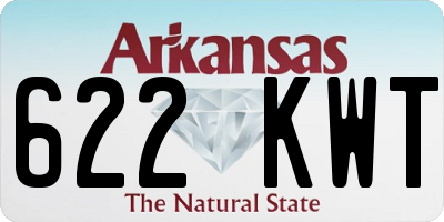 AR license plate 622KWT