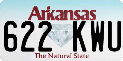 AR license plate 622KWU