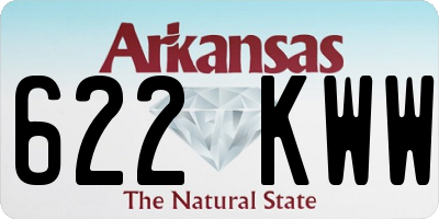 AR license plate 622KWW