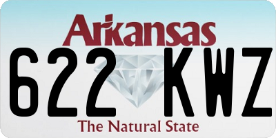 AR license plate 622KWZ