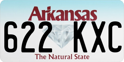 AR license plate 622KXC